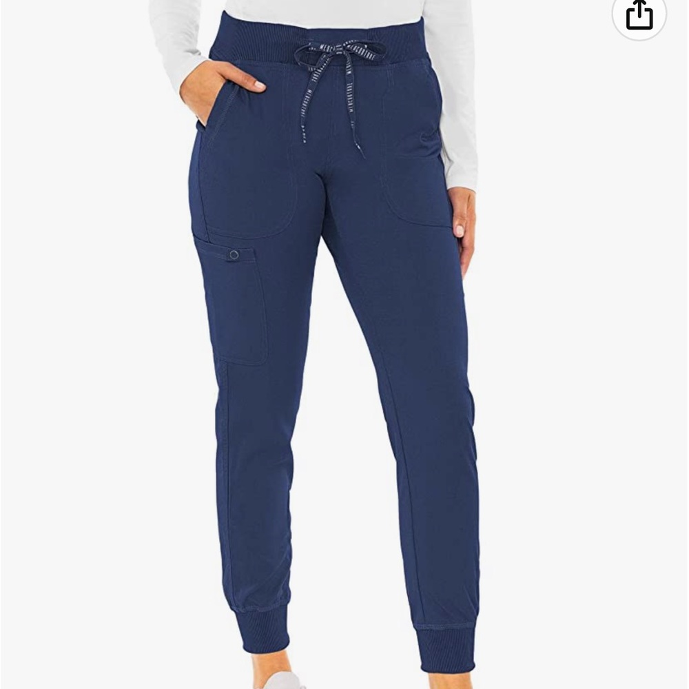 Navy Med Petite Med Couture jogger scrubs